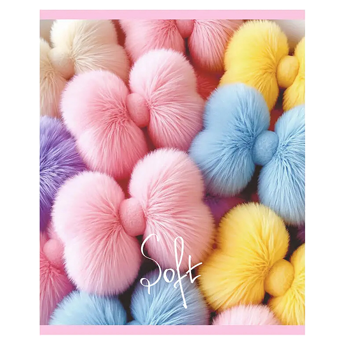 Тетрадь 48л. клетка "Soft" А5 скрепка