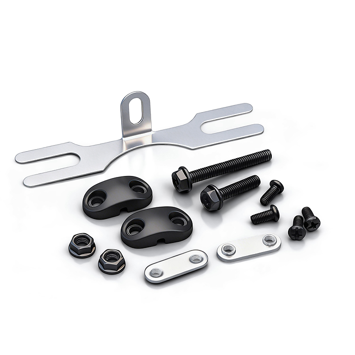 Набор крыльев 700" Rocket 099, пластик, цвет черный