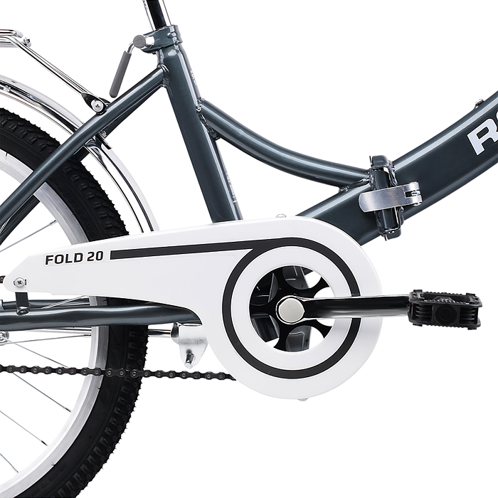 Велосипед 20" Rocket City Fold 20, цвет серый, размер 13,5"