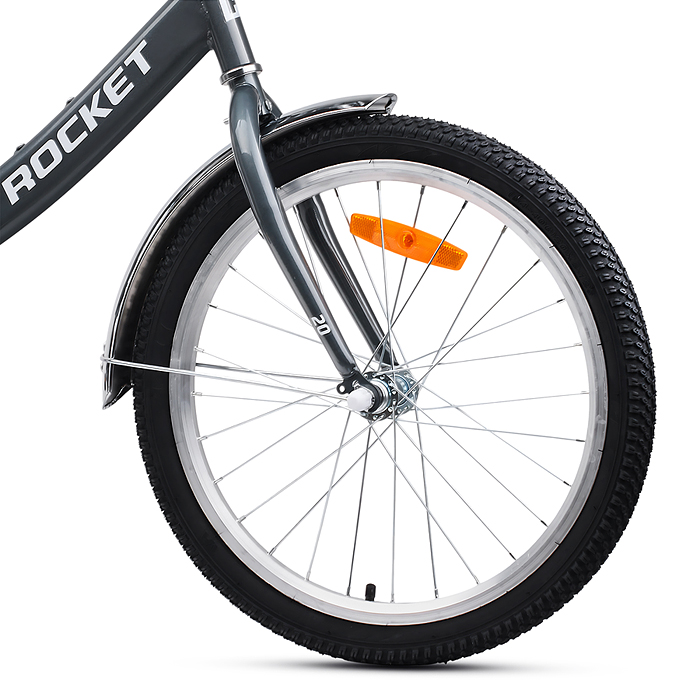 Велосипед 20" Rocket City Fold 20, цвет серый, размер 13,5"