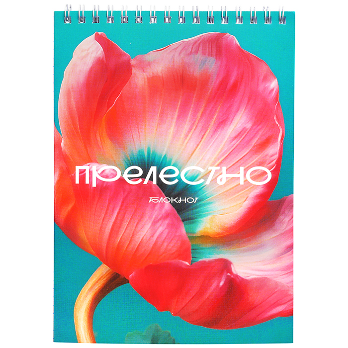 Блокноты А5 60л. "Цветение.2" гребень