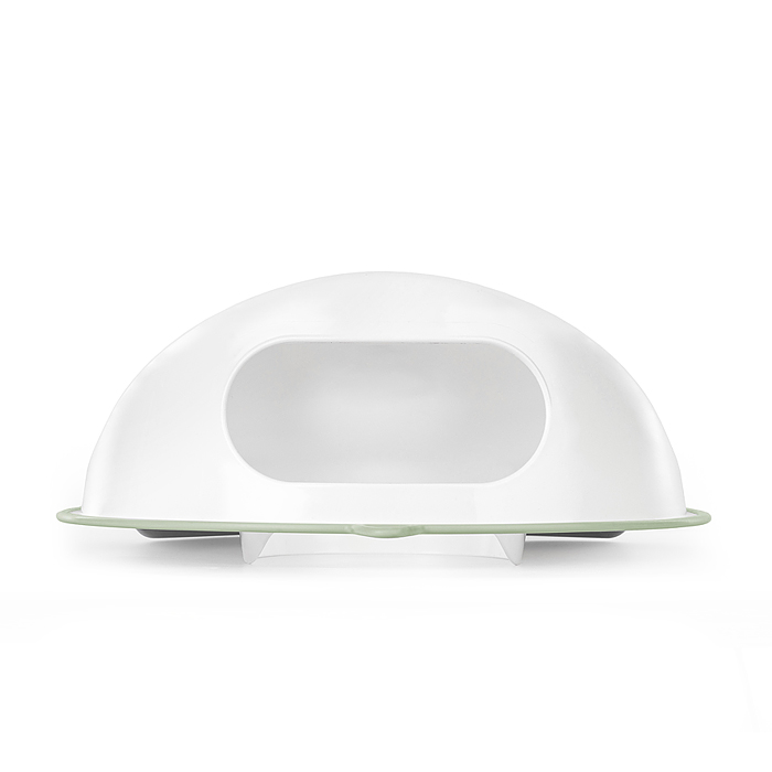 Накладка для унитаза детская (антискользящая) бело-оливковый 