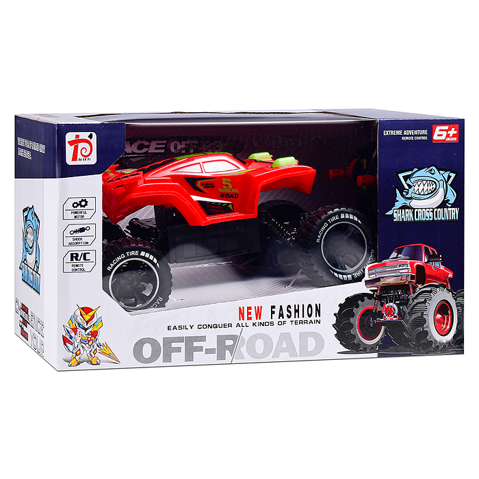 Машина DY1888-46A "Багги" р/у, 27 MHz (свет, USB) в коробке