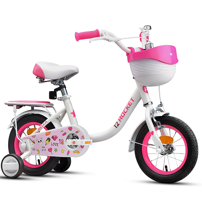 Велосипед 12" Rocket Bella, цвет белый