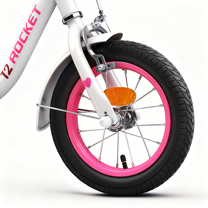 Велосипед 12" Rocket Bella, цвет белый