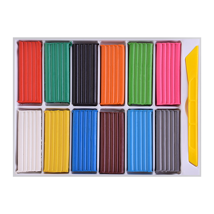 Пластилин детский повышенной мягкости, 12 цв.