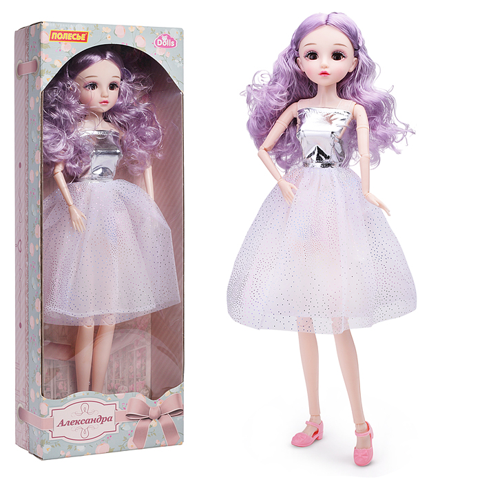 Кукла "Александра" (55 см) в коктейльном платье (в коробке)
