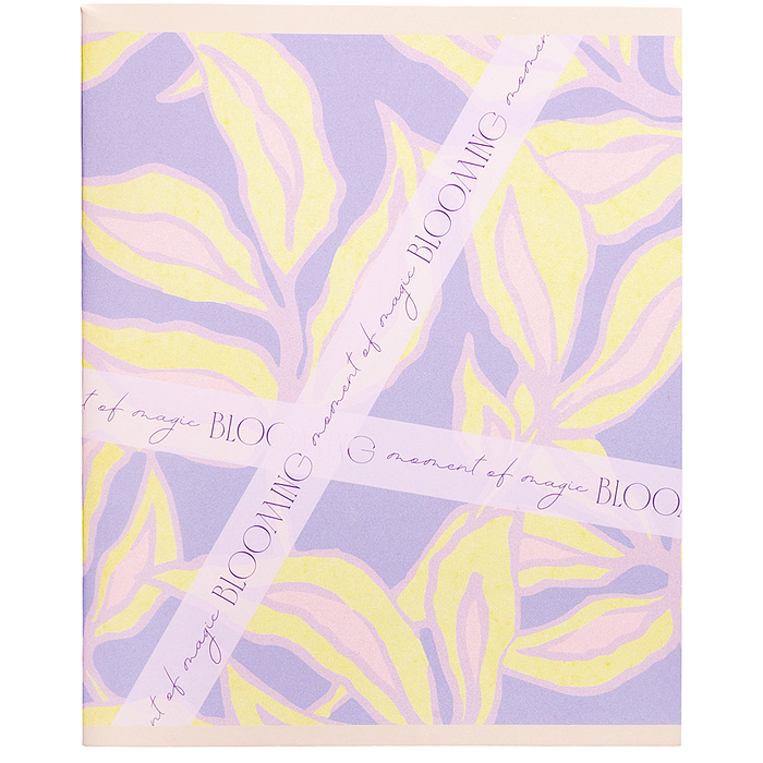 Тетрадь 48л. клетка "Moment Blooming" А5 скрепка