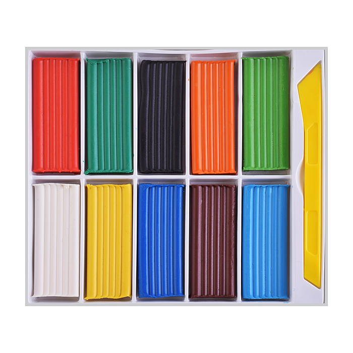 Пластилин классический 10 цв. 