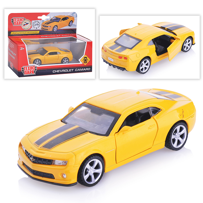 Машина Chevrolet Camaro металл. 1:43 (открыв. двери) в коробке