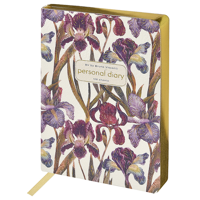 Набор подарочный "Flora. Ирисы" ежедневник А6+ и ручка