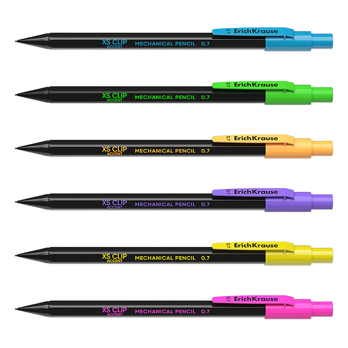 Карандаш механический XS Clip Accent 0.7 мм, HB