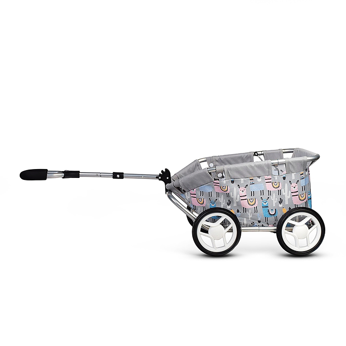 Тележка игрушечная 9703A металлическая, принт альпаки