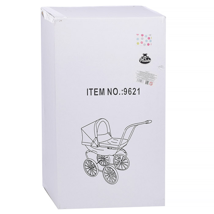 Коляска для кукол 9621 в коробке