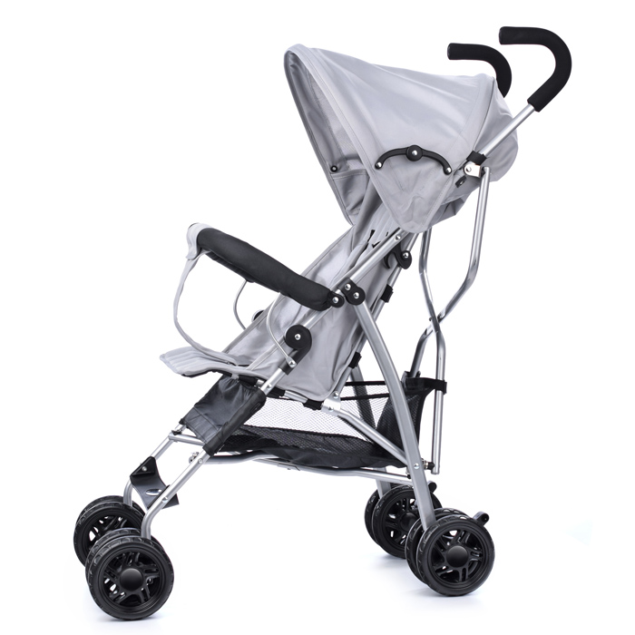 Коляска прогулочная Prammy Gray, светло-серый