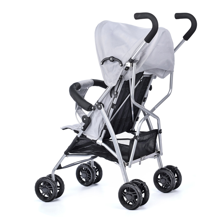 Коляска прогулочная Prammy Gray, светло-серый