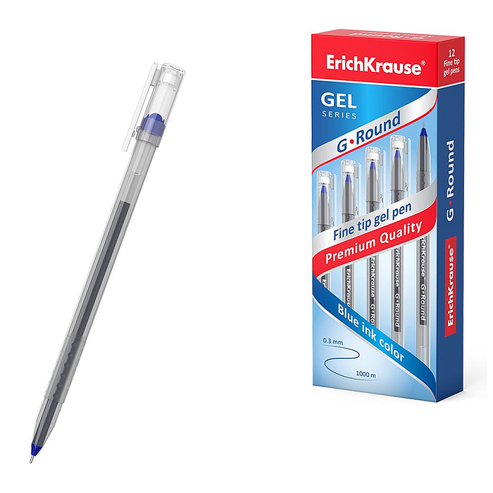 Ручка гелевая  G-Round Stick Classic 0.5, цвет чернил синий