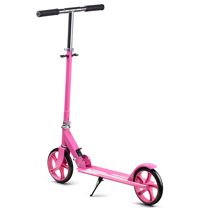 Самокат R0220 ROCKET колеса PU 200 мм, ABEC 7, розовый (в пакете)