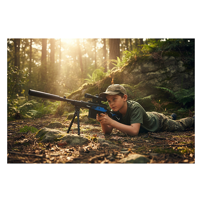 Автомат BT0083 "Арсенал" (синий) 65 см.