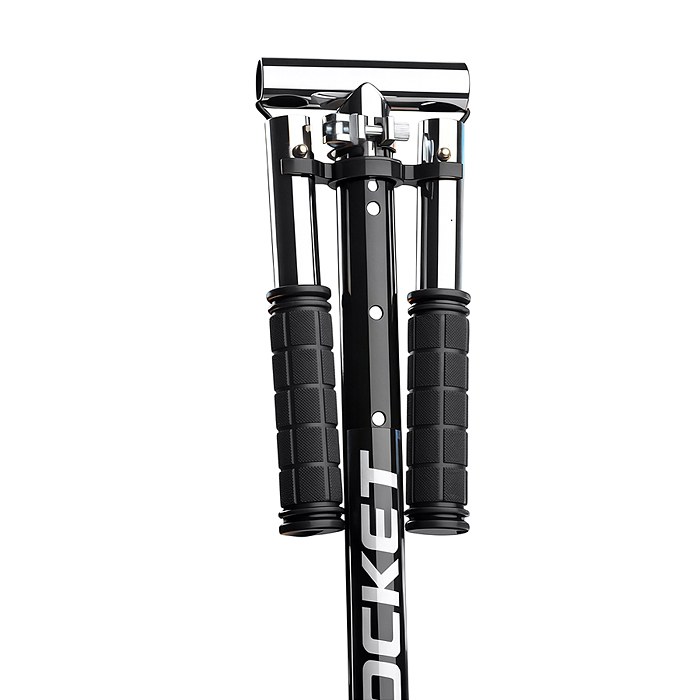 Самокат R0220 ROCKET колеса PU 200 мм, ABEC 7, чёрный (в пакете)