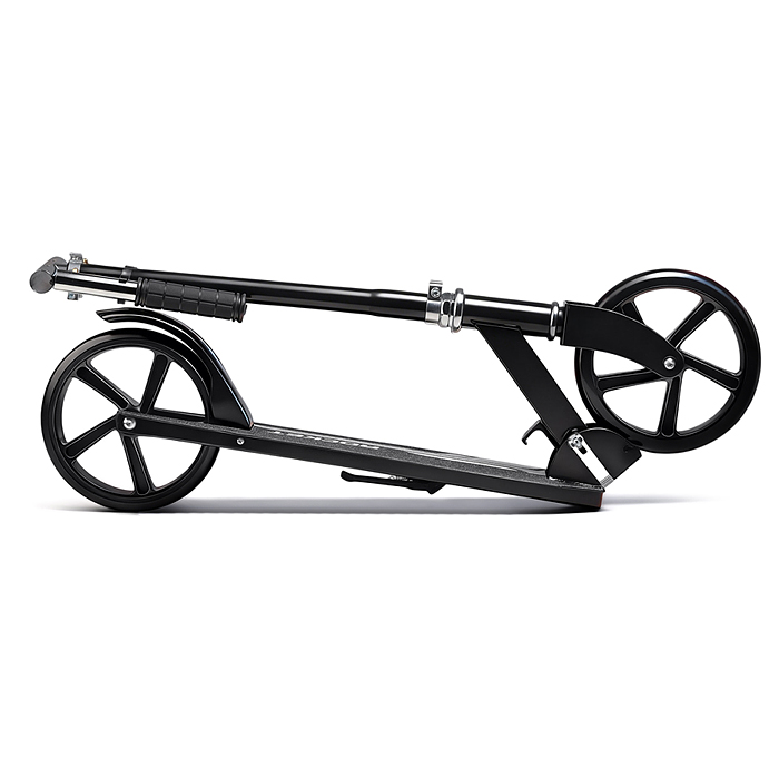 Самокат R0220 ROCKET колеса PU 200 мм, ABEC 7, чёрный (в пакете)