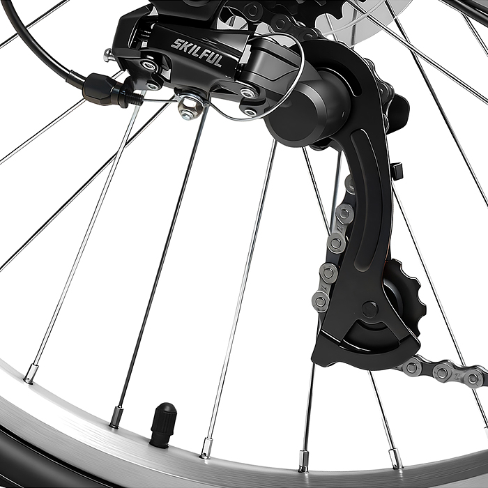 Велосипед 24" Rocket City Fold S 24, цвет синий, размер 16"