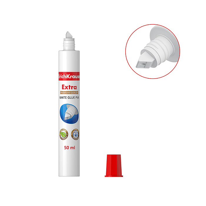 Клей ПВА Extra, 50мл (в дисплее по 12 шт.)