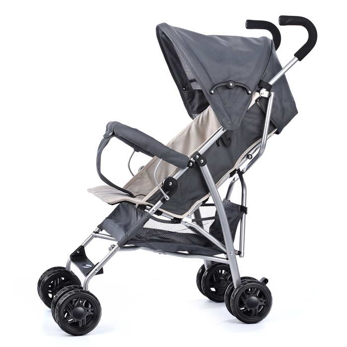 Коляска прогулочная Prammy Milky, серый