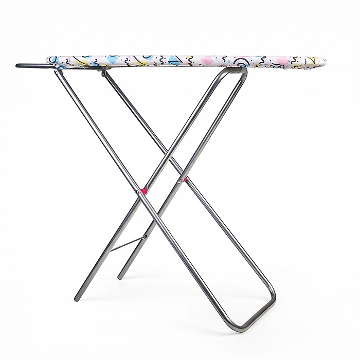 Доска для глажения 9327 металлическая, принт зигзаги