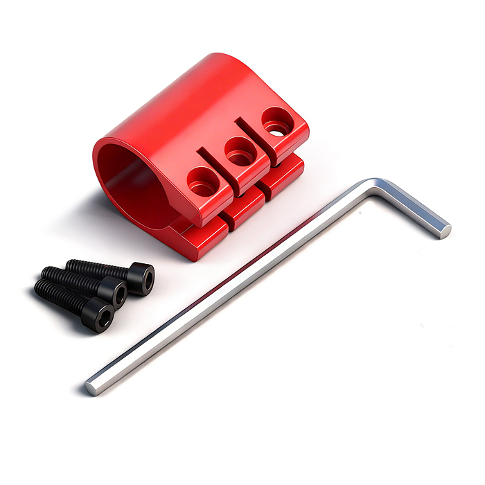 Самокат трюковый ROCKET R0223 колеса PU/пластик 100 мм,ABEC 7, красный (в пакете)