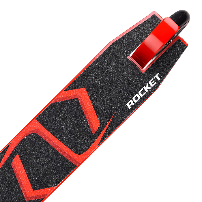 Самокат трюковый ROCKET R0223 колеса PU/пластик 100 мм,ABEC 7, красный (в пакете)