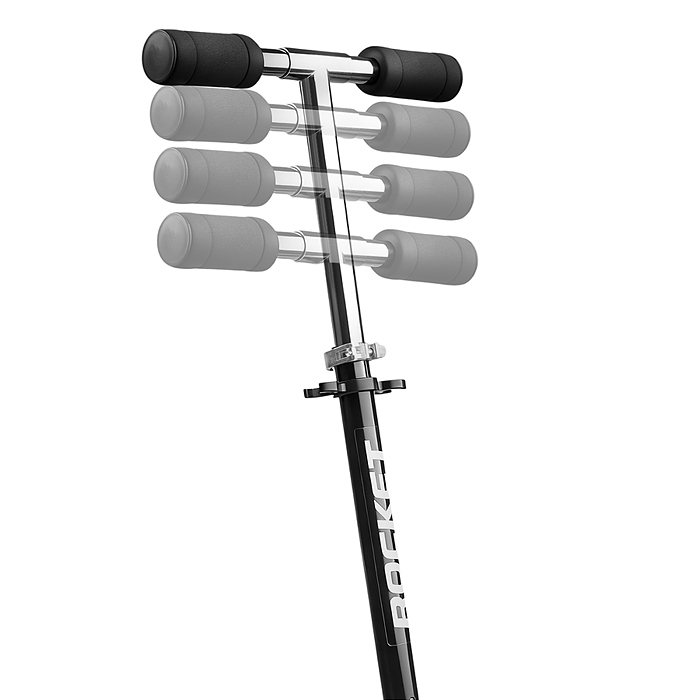 Самокат 2-х колесный R0221 ROCKET,колеса PU/ 125 мм, ABEC 7, жёлтый (в пакете)