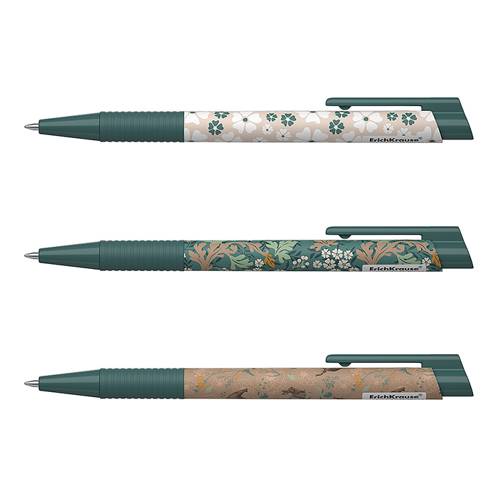 Ручка шариковая автоматическая Natural Life Matic&Grip 0.7,  цвет чернил синий 