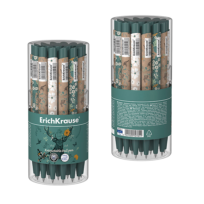 Ручка шариковая автоматическая Natural Life Matic&Grip 0.7,  цвет чернил синий 