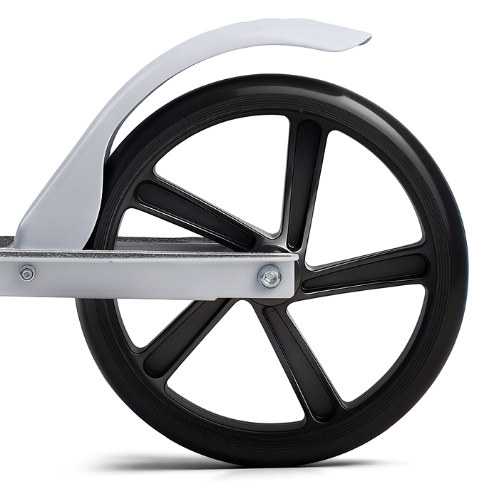 Самокат R0220 ROCKET колеса PU 200 мм, ABEC 7, белый (в пакете)