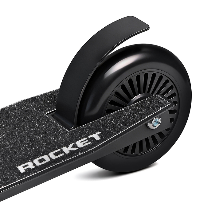 Самокат трюковый R0223 ROCKET,колеса PU/пластик 100 мм,ABEC 7, зеленый (в пакете)