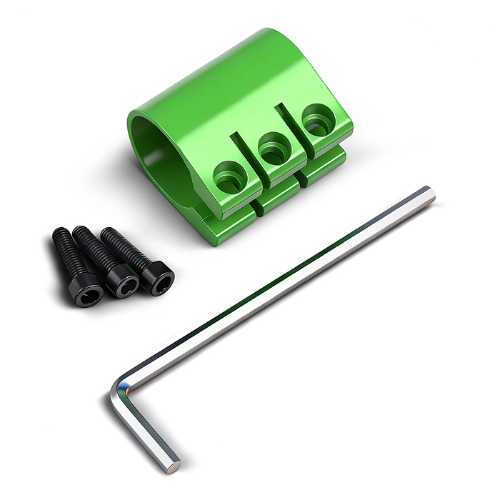 Самокат трюковый R0223 ROCKET,колеса PU/пластик 100 мм,ABEC 7, зеленый (в пакете)