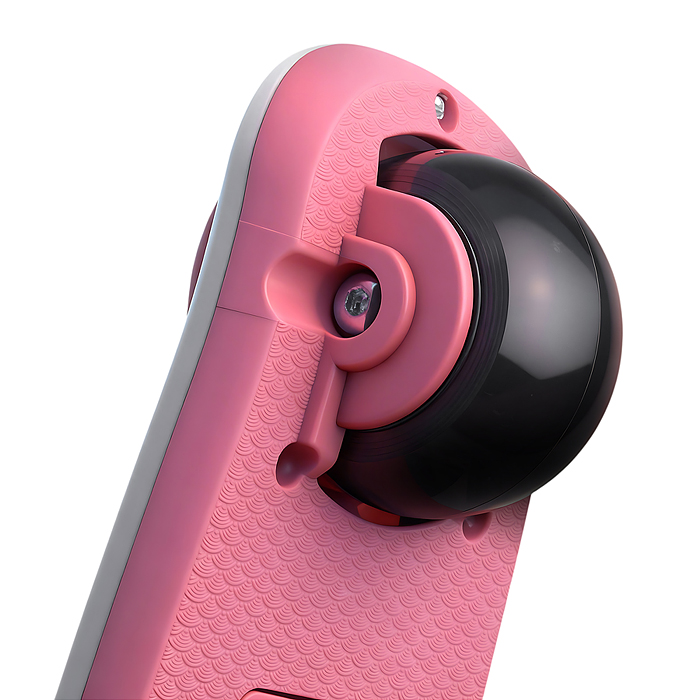 Самокат 3-х колесный ROCKET,колеса PU со светом, R0187 цвет розовый