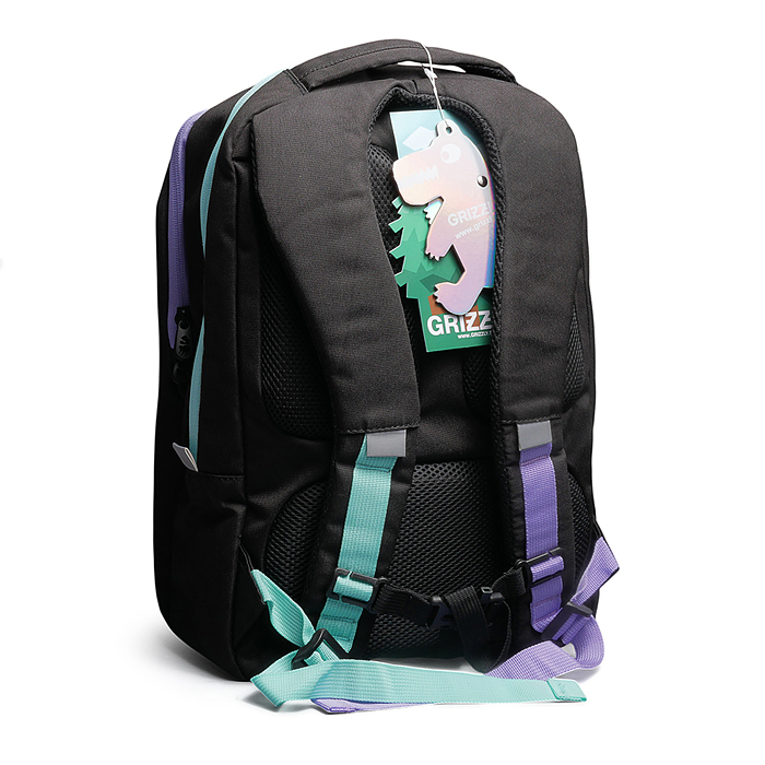 Рюкзак (/2 черный - сиреневый)