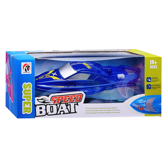 Лодка HSY111-7 "Море" (свет) в коробке