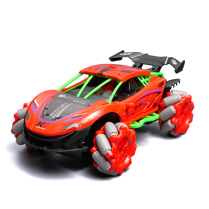 Машина 986-23 "Король скорости" р/у, 27 MHz, со спреем, с аккум., в коробке