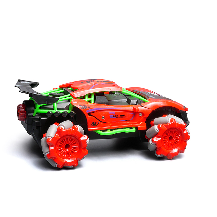 Машина 986-23 "Король скорости" р/у, 27 MHz, со спреем, с аккум., в коробке