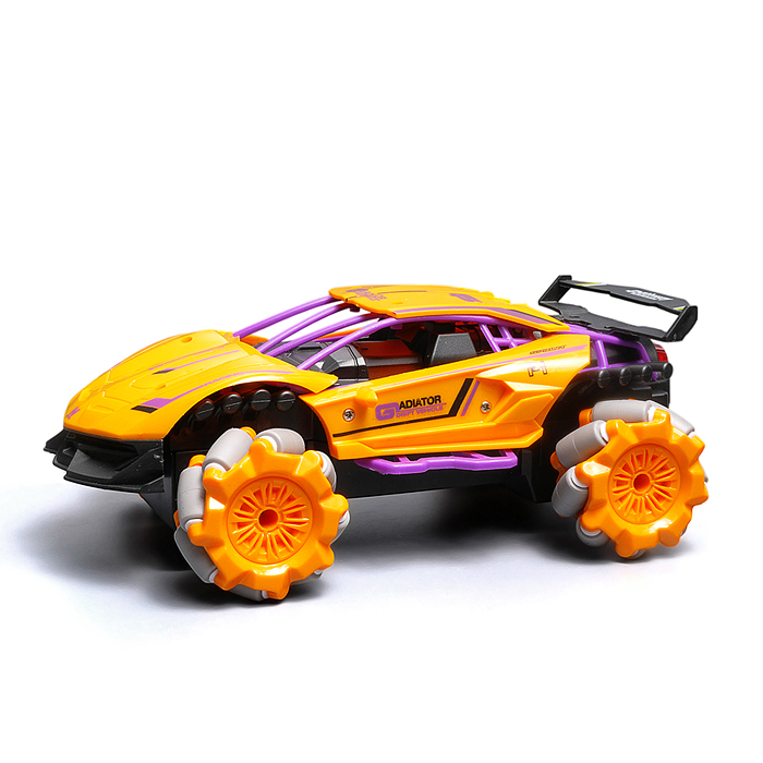 Машина 986-23 "Король скорости" р/у, 27 MHz, со спреем, с аккум., в коробке