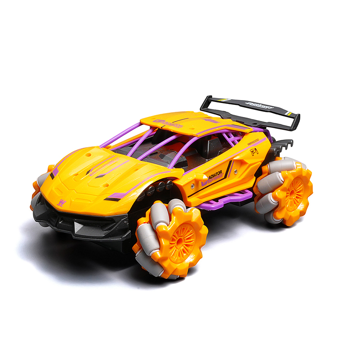 Машина 986-23 "Король скорости" р/у, 27 MHz, со спреем, с аккум., в коробке