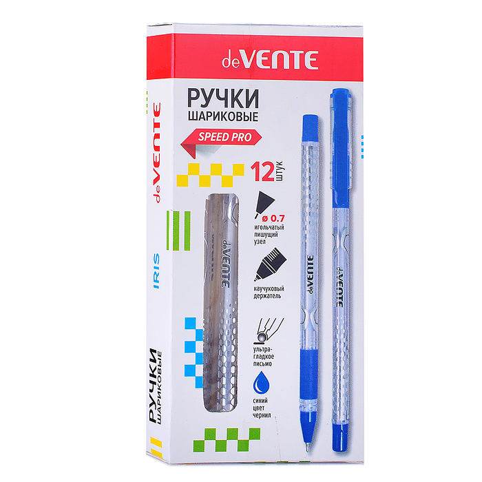 Ручка шариковая "Iris" серия Speed Pro, d=0,7 мм, ультра гладкое письмо, чернила на масляно