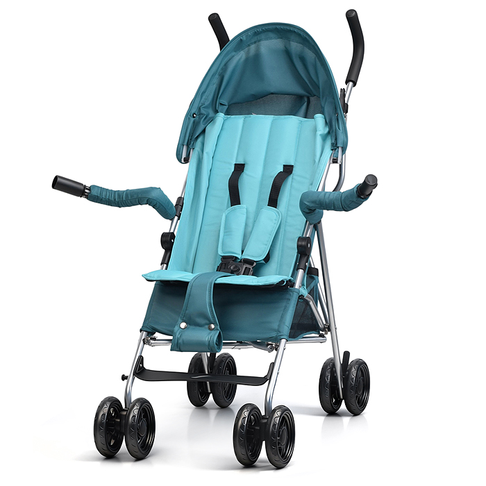 Детская прогулочная коляска-трость Prammy Teal, бирюзовый