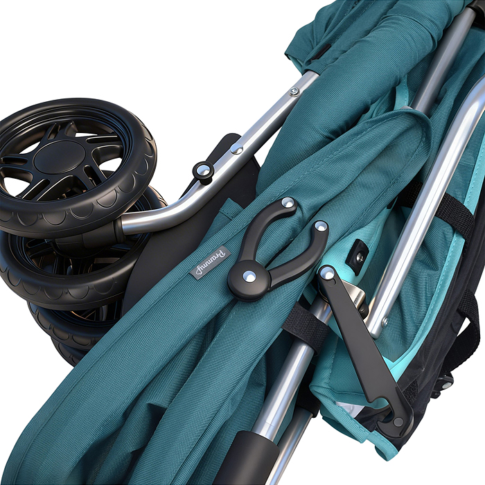Детская прогулочная коляска-трость Prammy Teal, бирюзовый