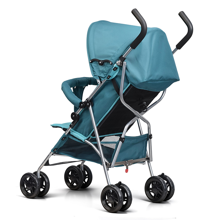 Детская прогулочная коляска-трость Prammy Teal, бирюзовый