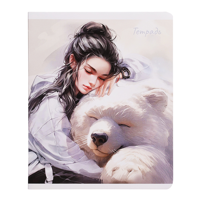 Тетрадь 48 л, клетка "Тотемное животное" А5+, мягкий переплёт (2 скобы)