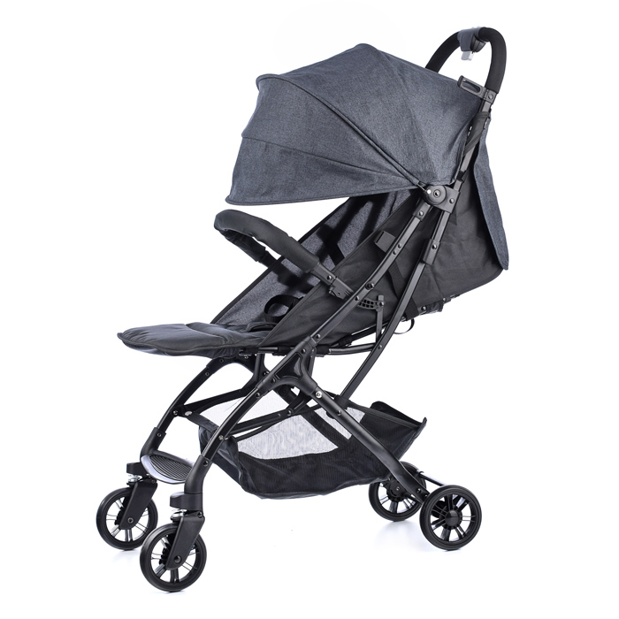 Коляска прогулочная Prammy Black, черный